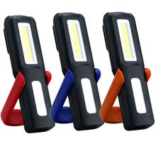 Linterna recargable portátil para acampar, linterna Led COB de 3W, con USB, magnética, linterna con gancho 2024 - compra barato