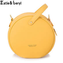 Fashion Women Handbag Soft Leather Women's Crossbody Messenger Bags Female Top Handle Round Bolsa Stylish Ladies Shoulder Bag 2024 - buy cheap