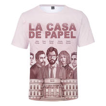 La Casa De Papel Season 3 Costume Salvador Dali Top Cosplay Money Heist  The House Paper T-shirt Halloween Role Playing 2024 - buy cheap