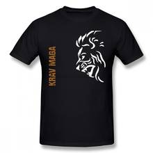 Israel Krav Maga боевые искусства Мужская футболка Топ гик 4XL 5XL 6XL хлопок на заказ короткий рукав Футболка для мужчин 2024 - купить недорого