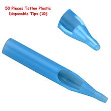50PCS Sterile Disposable Plastic Tips Round Tips 3R,5R,7R,8R,9R blue tattoo nozzle tube for Needles Tips for Grip for Tube 2024 - buy cheap