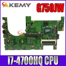 Akemy G750JW Laptop motherboard for ASUS ROG G750JW G750J original mainboard 2D I7-4700HQ 2024 - buy cheap