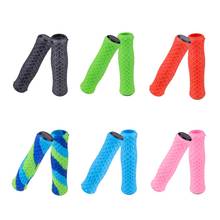 MTB Pure Silicone Gel Handlebar Grip Lock On Shock-Proof Anti-slip Grip For Mountain Road Folding BMX Push Bike Bicycle Parts 2024 - buy cheap