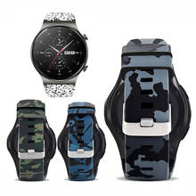 Correia de smart watch, correia de silicone para huawei watch gt2 pro/gt/gt2 46mm, pulseira de relógio inteligente para xiaomi amazfit gtr 47mm/gtr 2 2024 - compre barato