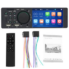 Radio con Bluetooth para coche, reproductor MP5 con pantalla táctil de 4,1 pulgadas, Audio estéreo, 1 Din, 12V, USB, cámara de Control remoto 2024 - compra barato