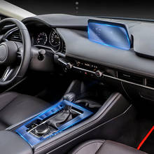 Película transparente de TPU para salpicadero de coche, pegatinas de protección de pantalla antiarañazos, accesorios para Mazda 3 2020 Axela, 12 Uds. 2024 - compra barato