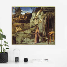 Citon Giovanni Bellini《St. Francis in the Desert》Canvas Art Oil Painting Artwork Picture Wall Background Decor Home Decoration 2024 - buy cheap