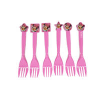 6pcs Minnie Mouse Forks Birthday/Christmas/Festival Minnie Party Decoration Party Supplies Kid Favor 2024 - buy cheap