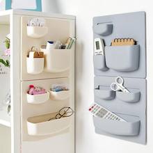 Plastic Self-Adhesive Storage Rack Shelf Wall Mounted Bathroom Kitchen Refrigerator Fridge Storage Rack Organizer Holder 2024 - buy cheap