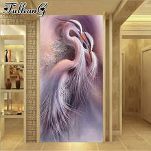 FULLCANG-pintura de diamante 5d diy "Pájaros del amor", bordado de mosaico de diamantes de imitación, decoración para el hogar, regalo FC1861 2024 - compra barato