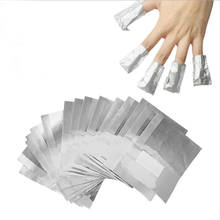 Aluminium Foil Remover Wraps Nail Polish Remover Cotton Wipes T Soak Off Acrylic UV Gel Remover Cleaner Paper 2024 - buy cheap