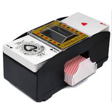 Jogo de tabuleiro cartas de jogo de poker automático cartão de poker shuffler elétrica jogando shuffling máquina presente engraçado festa jogos 2024 - compre barato