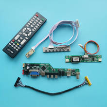 Kit de placa controladora de monitor LCD, matriz de 30 pines LVDS 1440x900 VGA AV USB 2CCFL para HSD170MGW1/HT190WG3/M190MWW3/M190MWW4, bricolaje 2024 - compra barato