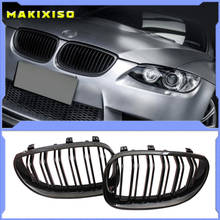 Gloss Black M-Color Front Kidney Grill Grille for 2003-2010 BMW E60 E61 5 Series 2024 - buy cheap