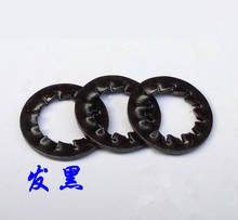 50pcs M4 M5 M6 M8 M10 M12 M18 stop washers Locking gasket internal multi-tooth lock washer serrated galvanized black/white 2024 - buy cheap