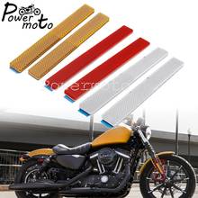 Motorcycle Front Fork Lower Legs Slider Warning Reflective Plate Tape Sticker Universal Dirt Bike Car Rectangle Safety Reflector 2024 - buy cheap