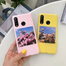 Phone Case For Huawei Honor 10 9 8 Lite 10i 6A 6X 7A Pro 7C 7X 8C 8X 8A 8S 9X Play 20 Pro Cover Candy Color Silicone Flower Case 2024 - buy cheap