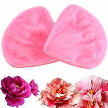 3D Peony Flower Petals Silicone Mold Relief Fondant Cake Decorating Tools Cupcake Chocolate Gumpaste Candy Polymer Clay Moulds 2024 - buy cheap