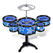 Children'S Jazz Drums Boys Early Education Educational Toys Exercise Coordination Hands-On Ability Musical Instrument Drum Sets 2024 - buy cheap