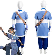 Avatar: o último conjunto de cosplay de katara airbender, trajes infantis de halloween, carnaval 2024 - compre barato