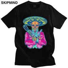 Unique Mariachi Mexican Skull T-shirt Men Short Sleeves Guns N Music Tee Shirt Crew Neck Slim Fit Pure Cotton Tshirt Gift Idea 2024 - buy cheap