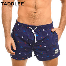 Бренд Taddlee, сексуальная одежда для плавания, мужские шорты для серфинга, для плавания, боксеры, для багажника, купальный костюм, быстросохнущие пляжные шорты с квадратным вырезом 2024 - купить недорого