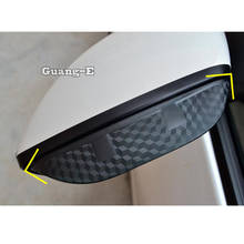 Para honda hrv hr-v vezel 2019 2020 2021 retrovisor traseira do carro espelho de vidro lateral guarnição quadro chuva escudo sun viseira sombra sobrancelha 2 pçs 2024 - compre barato