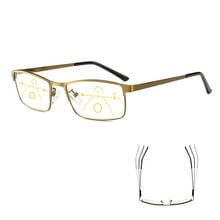 Gafas de lectura multifocales para hombre, lentes de lectura progresivas, Unisex, ver cerca, lejos, 1,50, 2,0, 2,5, 3,0 2024 - compra barato