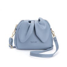 Popular Rabbit Ear Design Women Shoulder Bag With Phone Pocket Fashion Large Capacity Bucket Female Messenger Crossbody Bags 2024 - buy cheap