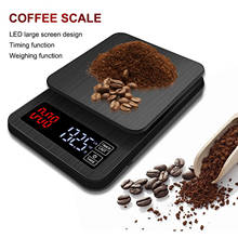 Balança de café precisa, timer 0.1g, alta precisão, gotejamento, escala de expresso 2024 - compre barato