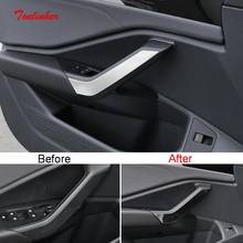 Tonlinker Interior Door Handle Cover Stickers for Volkswagen Jetta MK7 2019-20 Car Styling 4 PCS Stainless steel Cover Stickers 2024 - buy cheap