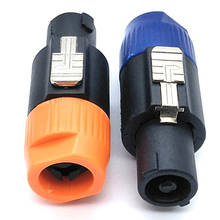 Conector Speakon NL4FC de 4 pines, conector XLR de Audio profesional, 4 unids/lote 2024 - compra barato