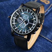 2020 Hot New Men Watch Luxury Top Brand Business Male Clock Quartz-wristwatch Leather Watch Relogio Masculino Reloj Hombre Saati 2024 - buy cheap