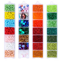 Handmade Glass Seed Beads Belt box set charm seedbeads Rondelle Spacer Beads For DIY Jewelry Making Embroidery brooch 2024 - buy cheap