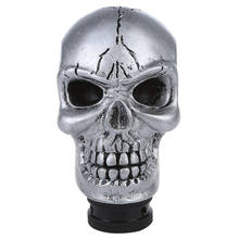 Gear Shift Knob Universal Car Manual Gear stick Shift Shifter Lever Knob Wicked Carved Skull refit + 3 Plastic Connectors 2024 - buy cheap