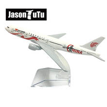 Jason tutu 16cm ar china boeing b777 avião modelo de avião avião diecast metal 1/400 escala aviões fábrica transporte da gota 2024 - compre barato