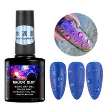 Esmalte de uñas de Gel transparente, 12ml, burbujas de agua difuminado, Gel UV Soak Off, decoración para manicura 2024 - compra barato