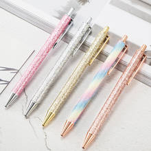 Kawaii Ballpoint Pen Metal Press Ball Pen Fashion School Office Supplies Students Gift Awards Exquisite Writing Tool 2024 - buy cheap