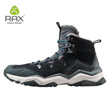 RAX Brand Snow Hiking Shoes for Men Women Outdoor Mountain Sneakers Leather Hunting Trekking Boots Camping Climbing Mens Shoes 2024 - buy cheap
