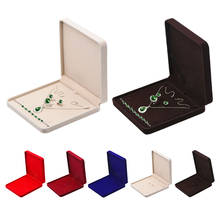 Upscale Velvet Gift Box Jewelry Set Box for Bracelet Necklace Ring Earrings Container Trinket Box Organizador Gift Display Tray 2024 - buy cheap