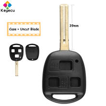 KEYECU Replacement Remote Control Car Key Shell Case Housing With 3 Button - FOB for Lexus RX330 RX350 RX400h RX450h HYQ12BBT 2024 - buy cheap