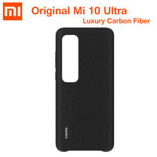 Funda de fibra de carbono para Xiaomi Mi 10 Ultra, carcasa mate, delgada, ultrafina, protectora, trasera 2024 - compra barato