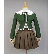 Danganronpa Fujisaki Chihiro School Uniform Coat Shirt Dress Outfit Anime Cosplay Costumes A997 2024 - buy cheap