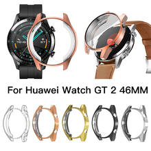 Capa protetora para watch watch gt 2 46mm, capa de tpu tudo incluso, resistente, revestimento de silicone 2024 - compre barato