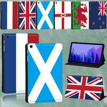 For Samsung Galaxy Tab A7 10.4 Inch 2020 PU Leather Case SM-T500 T505 National Flag Series Pattern Tablet Cover + Pen 2024 - buy cheap