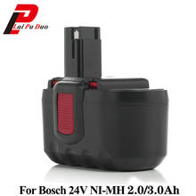 Ni-MH 24V 2.0/3.0Ah For Bosch:12524,GKG24V,2607335279,BH-2424,2607335445,125-2411524,SAW24V,2607335509,BH24VF Power Tool Battery 2024 - buy cheap