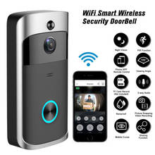 Timbre de puerta inteligente con WiFi, intercomunicador Visual con detección de movimiento, visión nocturna, cámara de seguridad inalámbrica para el hogar 2024 - compra barato