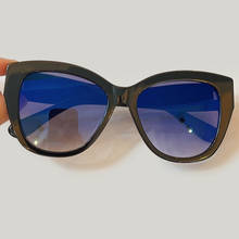 Óculos de sol gatinho espelhado feminino, óculos gatinho sexy para mulheres vintage uv400 2024 - compre barato