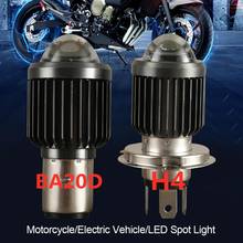 H4 H6 BA20D LED Motorcycle Headlight Fog Lights 9-80V Bulb 10000Lm Hi Lo Beam Lamp 6000K White 3000K Yellow Motorcycle Part 2024 - buy cheap