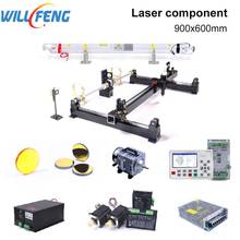 Will Feng 900x600mm Mechanical Kit With 80w 100w Laser Tube Controller AWC7813 DIY Assemble Co2 Laser Cutter Engraving Machine 2024 - buy cheap